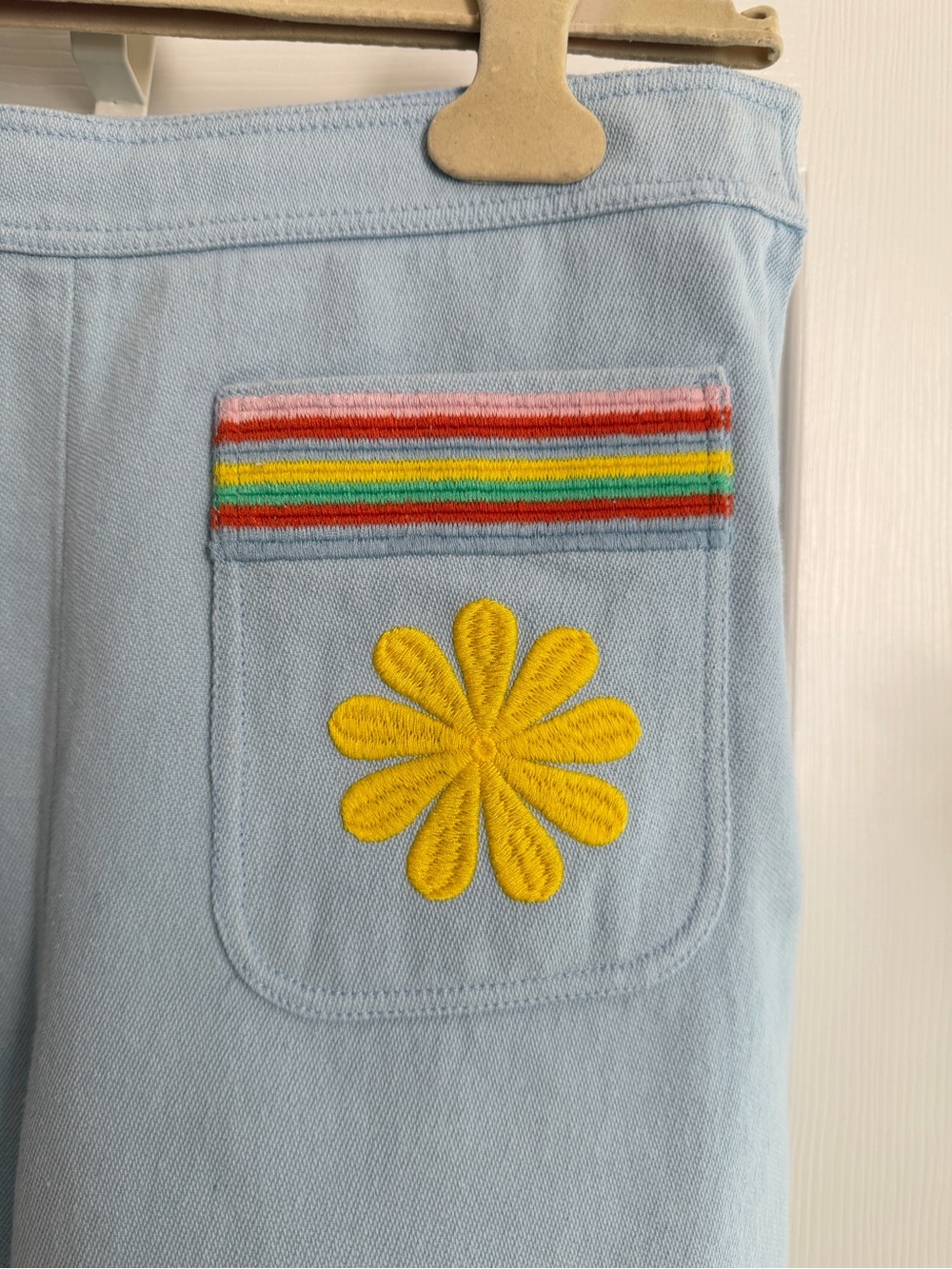 &other Stories Blue Shorts With Embroidery Síndiso Khumalo Size 4 - Picture 3 of 8